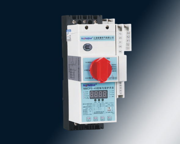 NMCPS控制與保護(hù)開關(guān)系列產(chǎn)品，主要適用于交流50Hz，額定電壓400V，額定電流自0.16A至125A電路中。用于接通、承載和分?jǐn)嗾l件下包括規(guī)定的過載條…